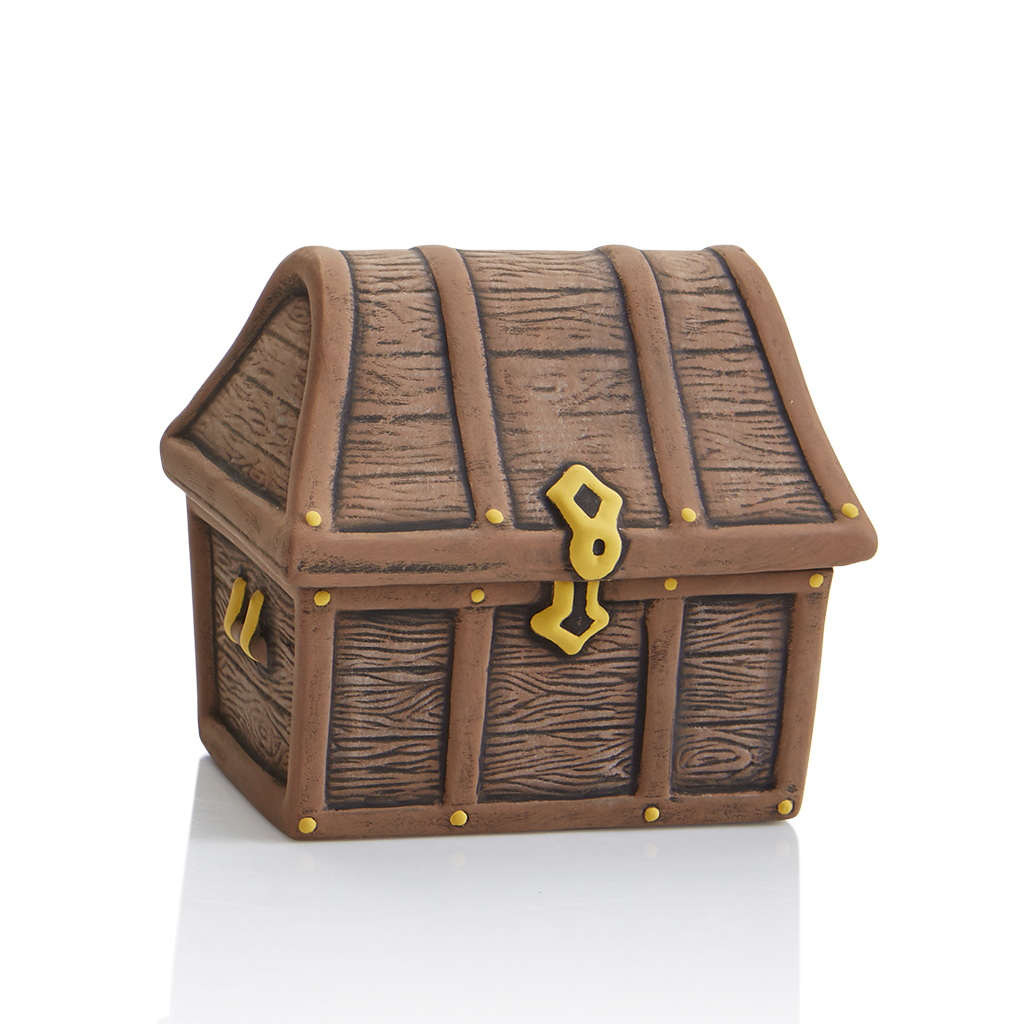 Treasure Chest Box by Gare Leaders in Ceramic Bisque and the Paint