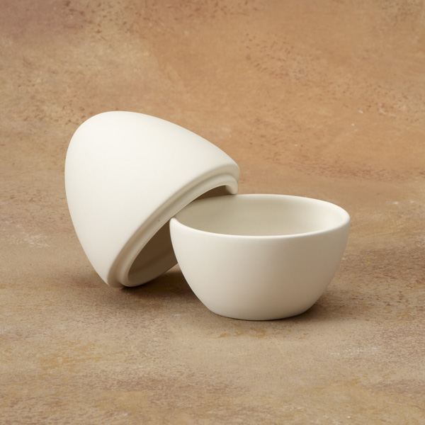 Egg Box by Gare Leaders in Ceramic Bisque and the PaintYourOwn