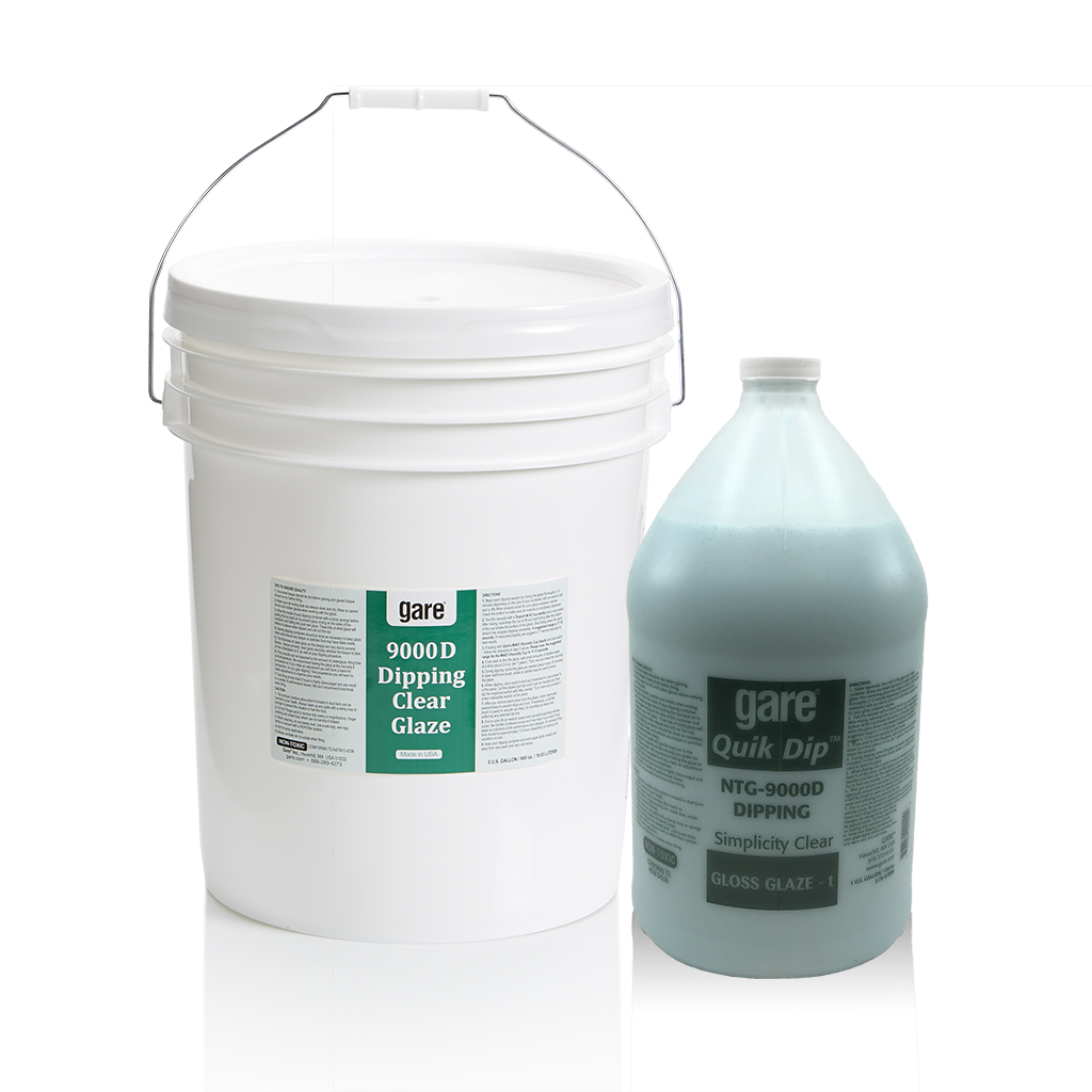 Simplicity Clear Dipping Glaze 5 gallon by Gare Leaders in Ceramic