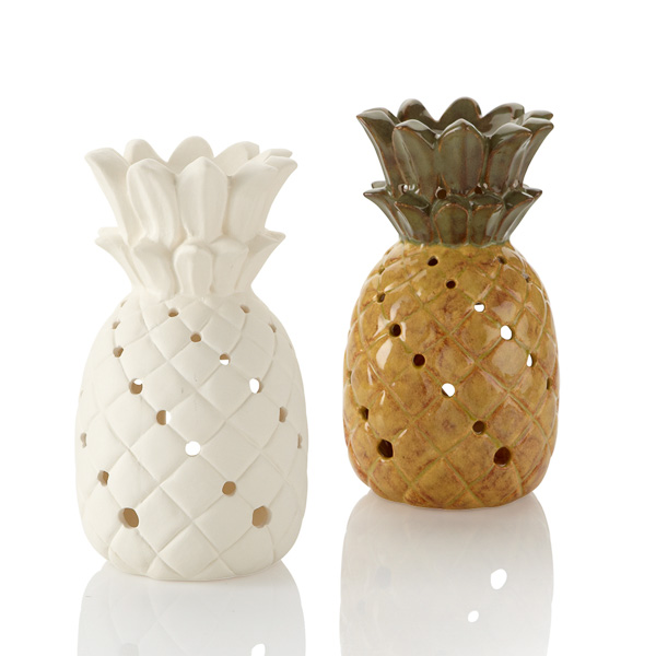 Pineapple Lantern by Gare Leaders in Ceramic Bisque and the Paint