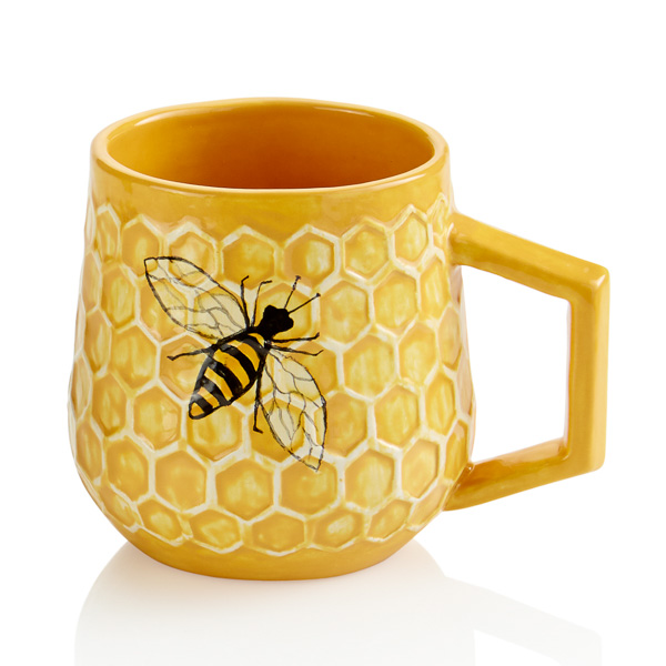 honeycomb beer mug