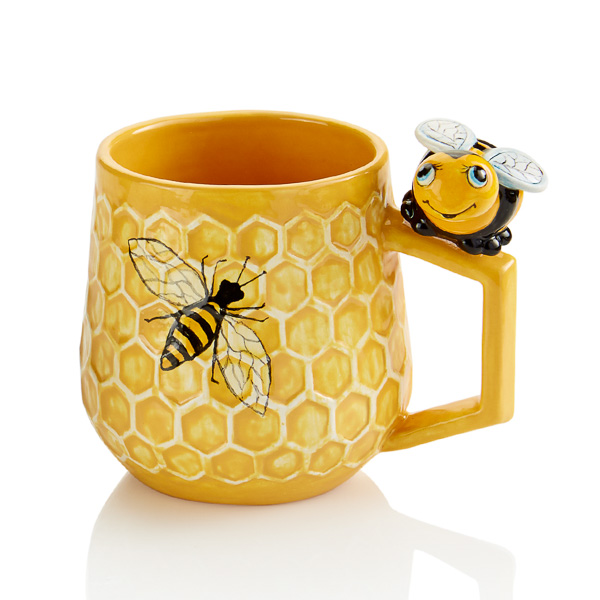 honeycomb beer mug
