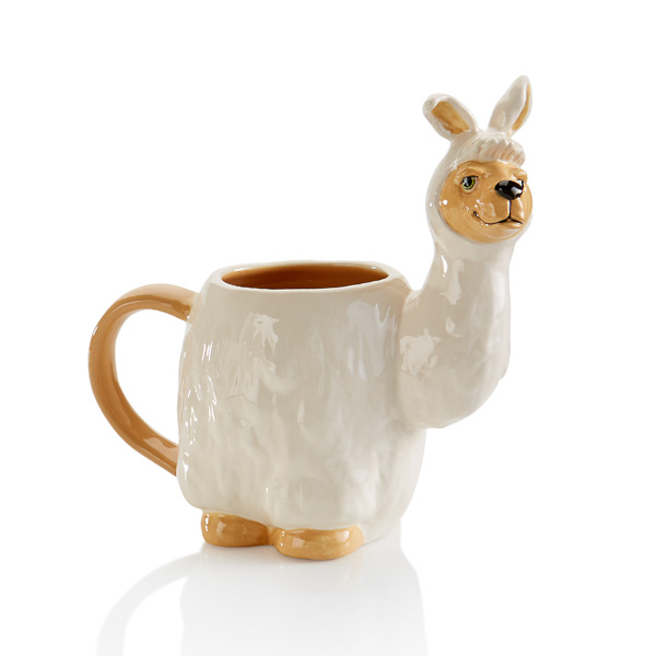 Llama Mug by Gare Leaders in Ceramic Bisque and the PaintYourOwn
