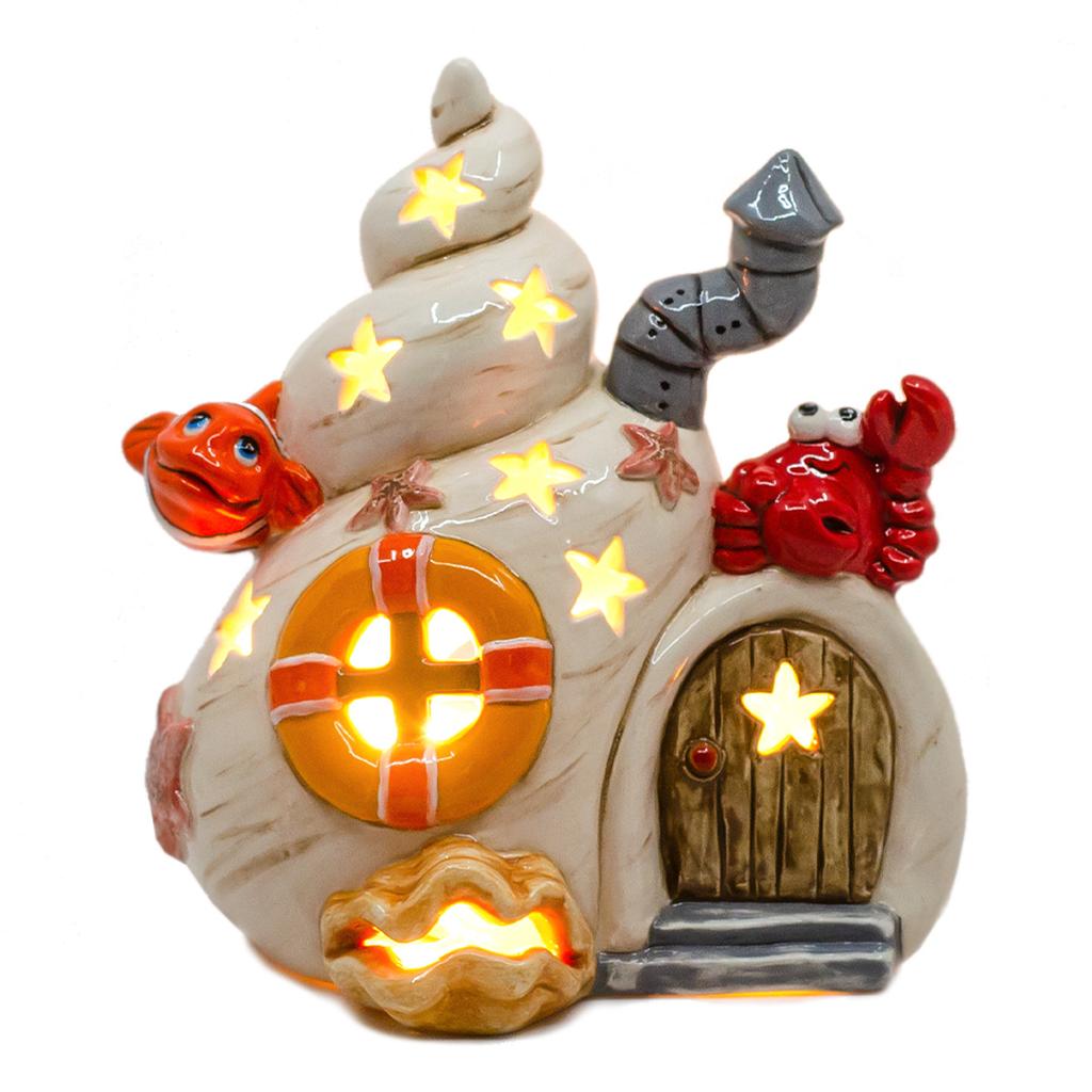  Didiseaon 6 Pcs Glowing Igloo Luminous House Ceramic