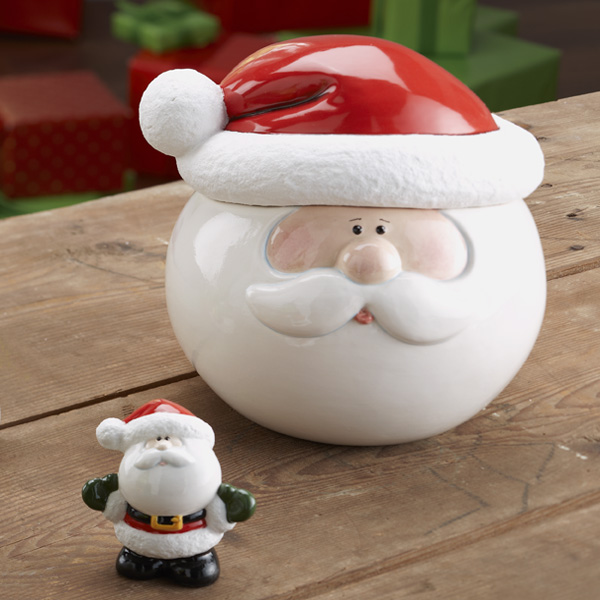 Santa Cookie Jar by Gare - Leaders in Ceramic Bisque and the Paint-Your