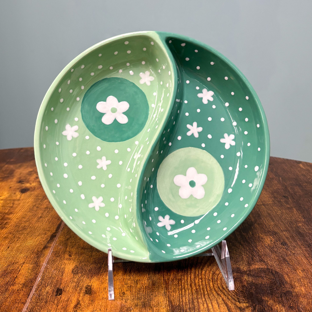Flower Yin Yang Bowl