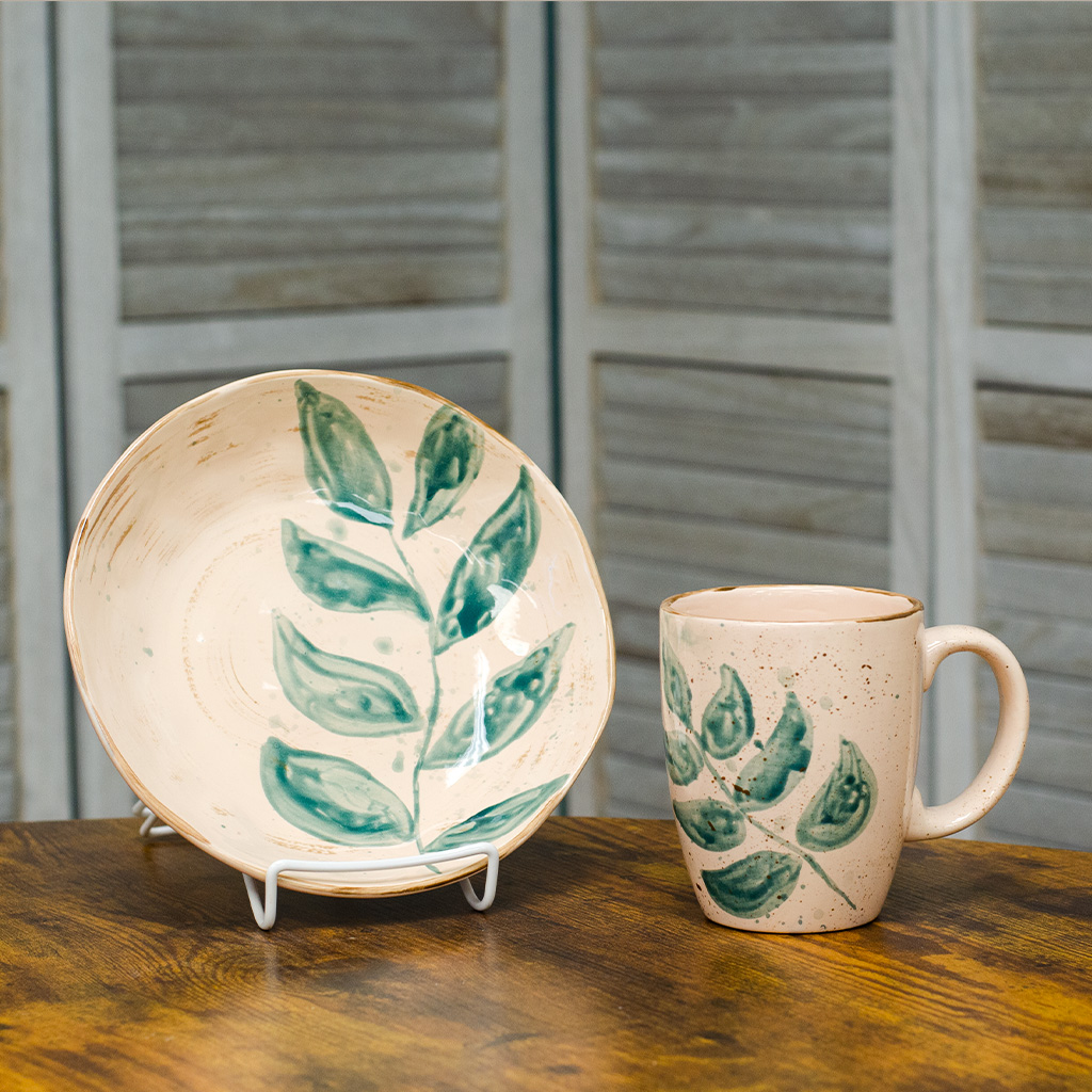 Leaf Bowl & Mug