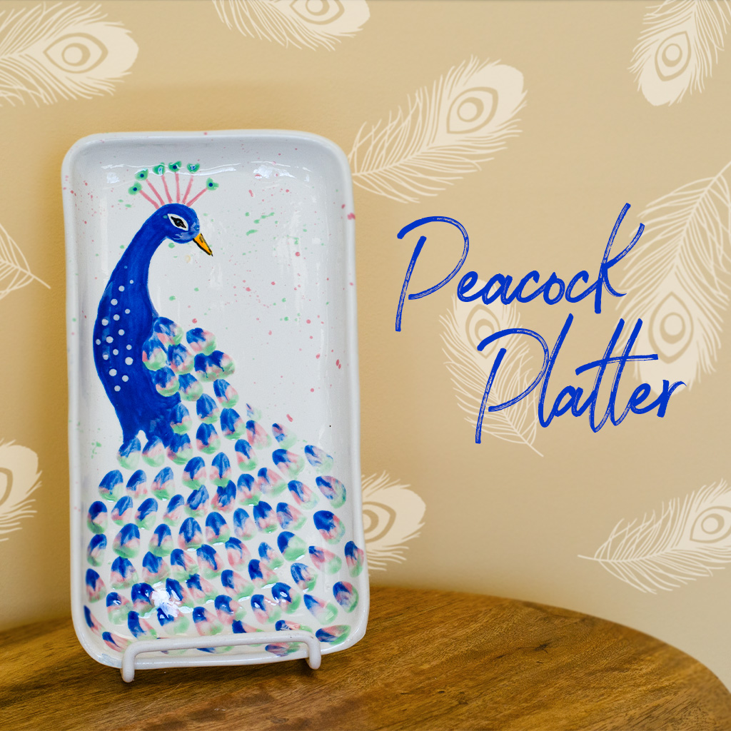 Peacock Platter